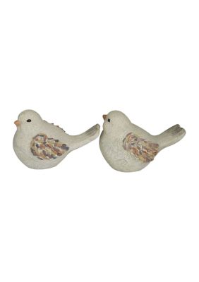 Farmhouse Polystone Garden Sculpture - Set of 2