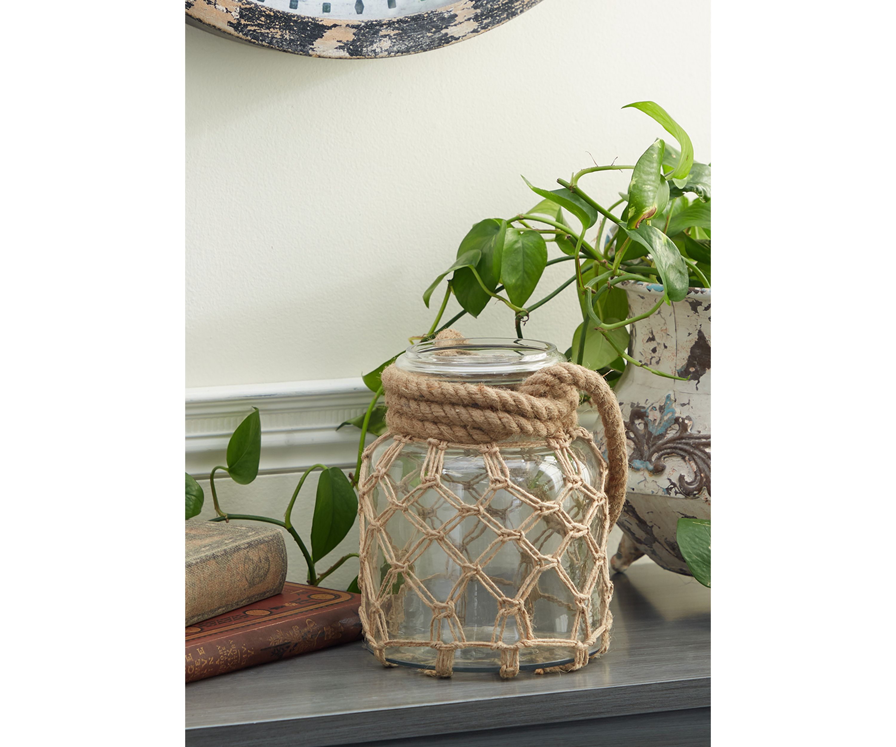 Coastal Glass Candle Lantern