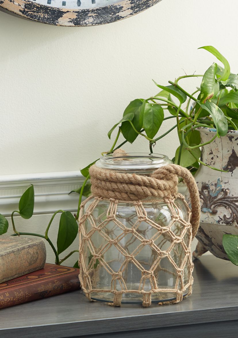 Coastal Glass Candle Lantern