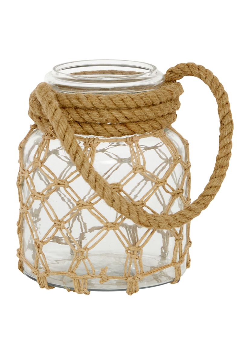 Coastal Glass Candle Lantern