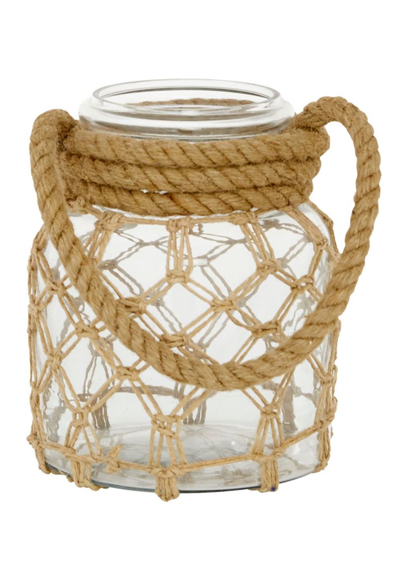 Coastal Glass Candle Lantern