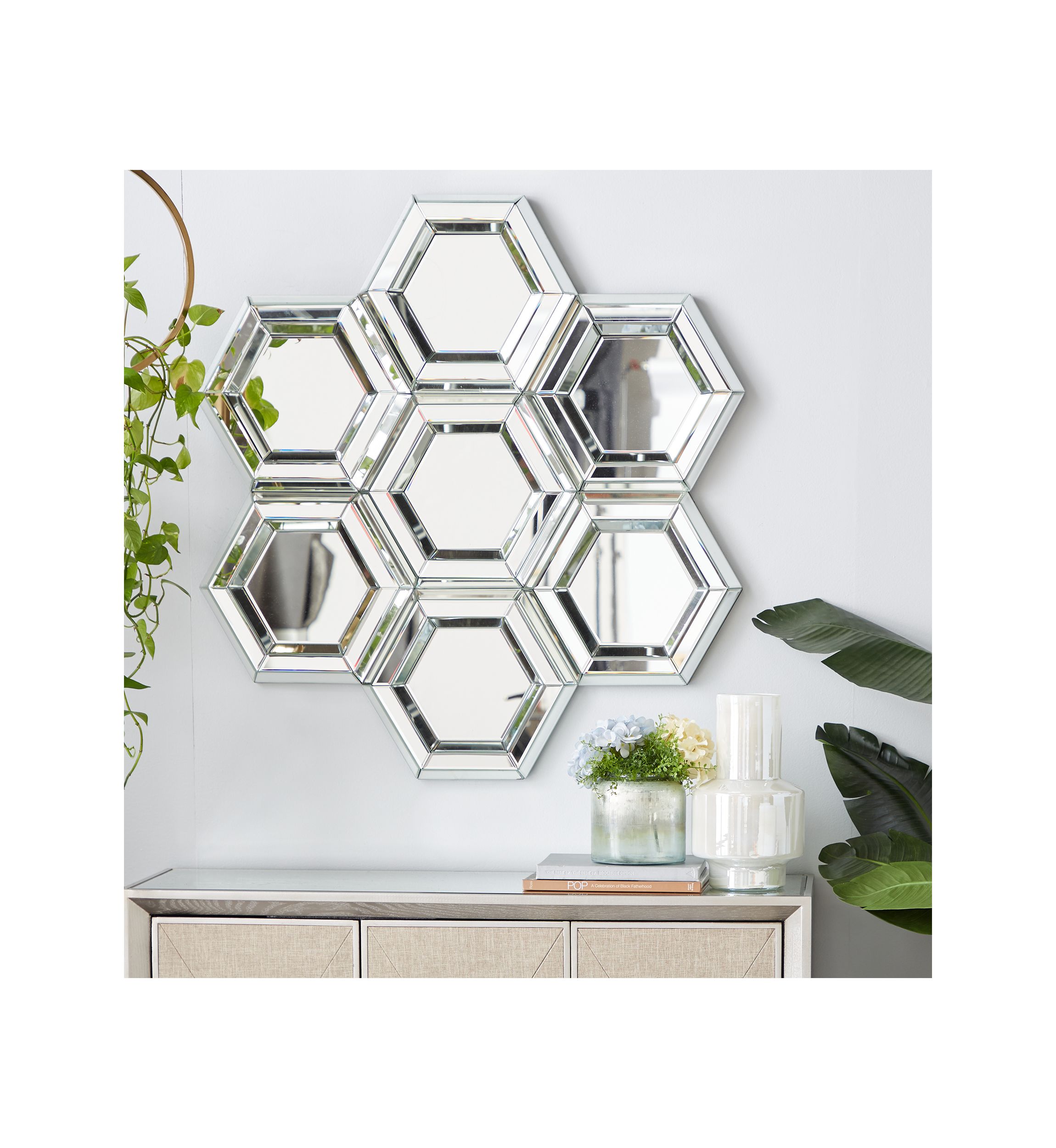 Glam Glass Wall Mirror