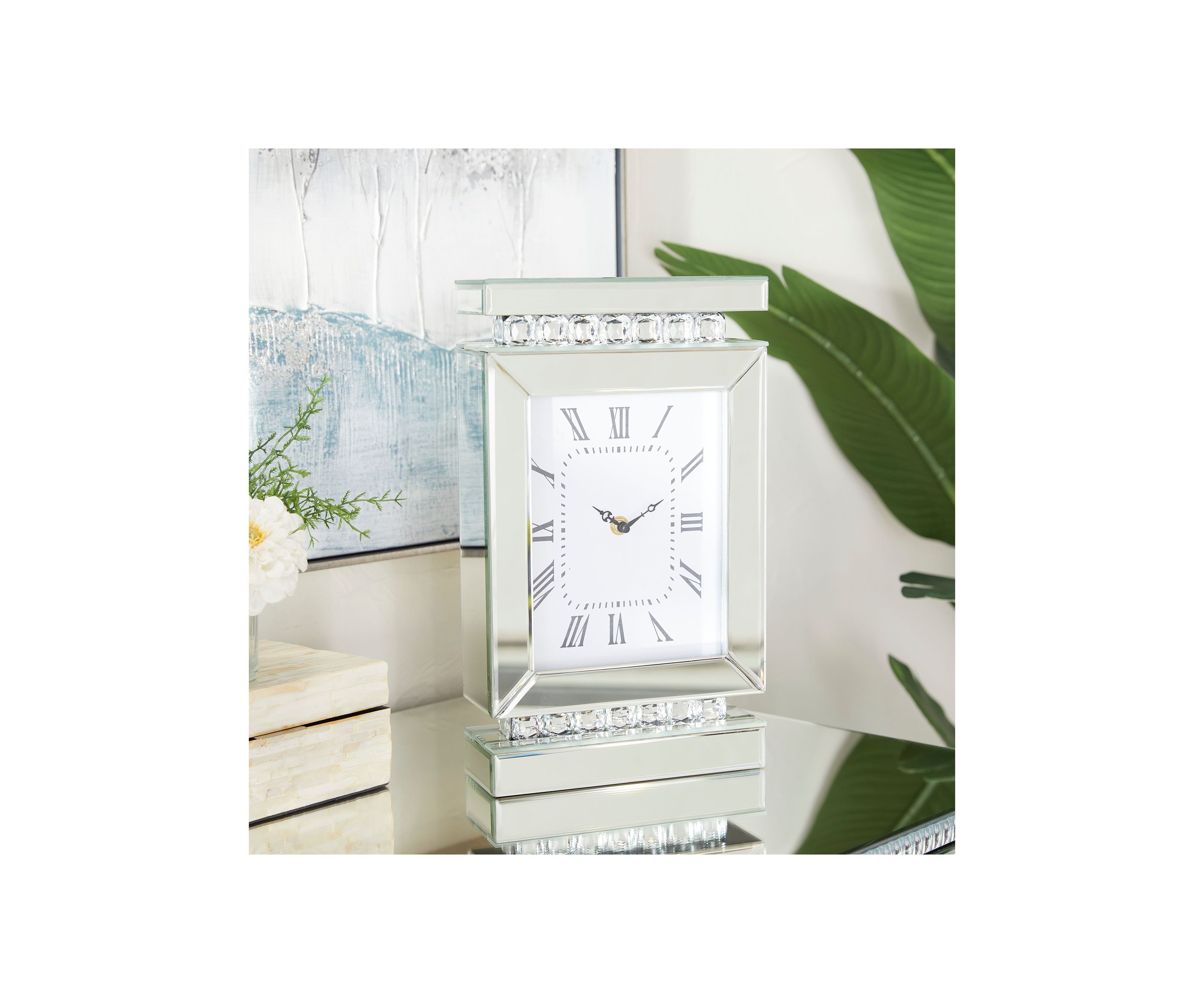 Glam Glass Clock