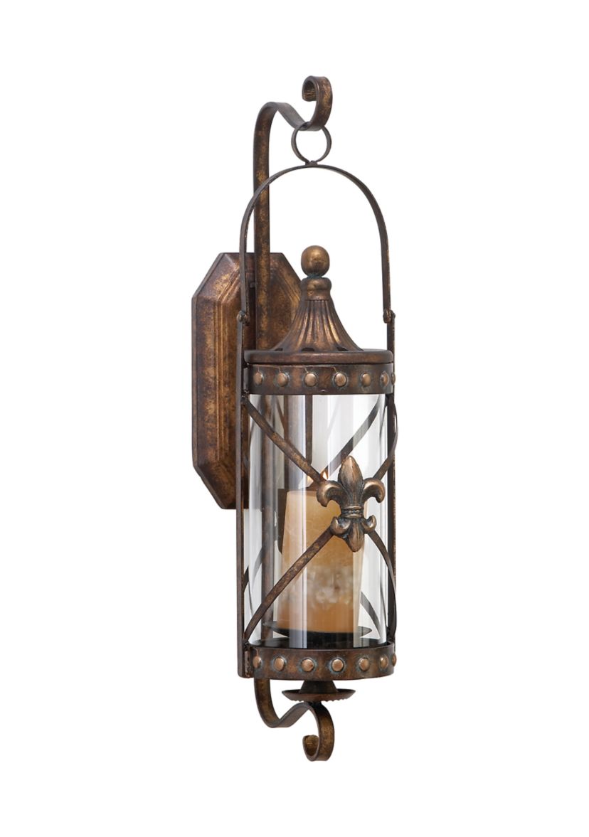Traditional Glass Wall Sconce