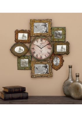 Eclectic Metal Wall Clock