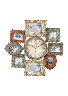 Eclectic Metal Wall Clock