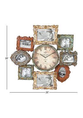 Eclectic Metal Wall Clock