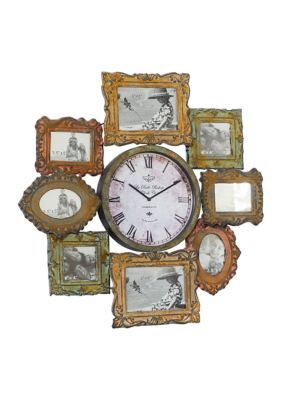 Eclectic Metal Wall Clock