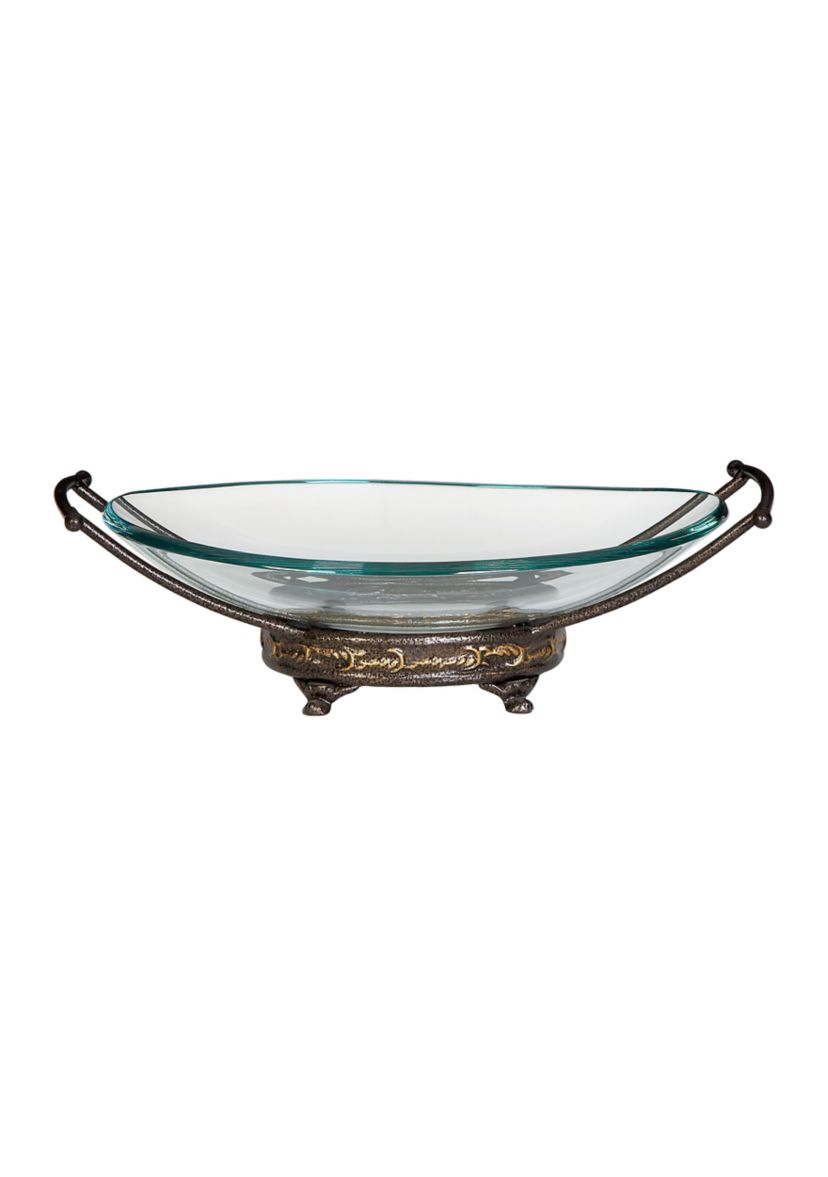 Traditional Tempered Glass Serving Bowl