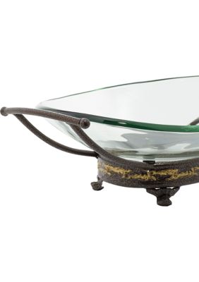 Traditional Tempered Glass Serving Bowl