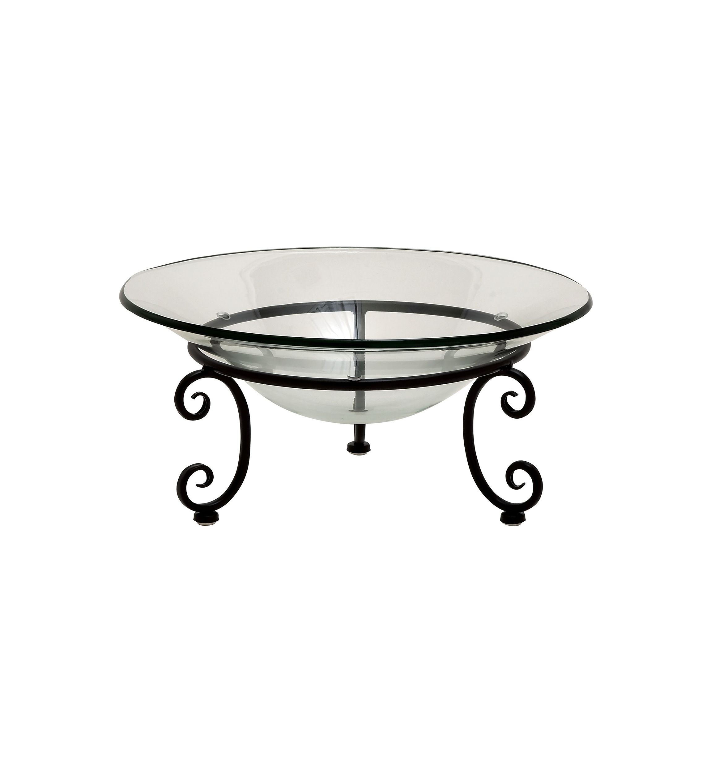Traditional Tempered Glass Serving Bowl