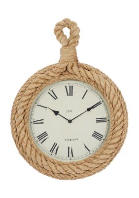 Coastal Jute Rope Wall Clock