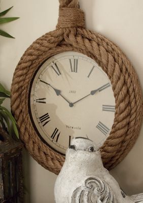 Coastal Jute Rope Wall Clock