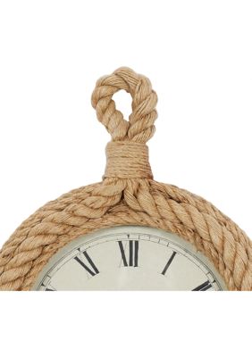 Coastal Jute Rope Wall Clock