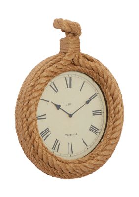 Coastal Jute Rope Wall Clock