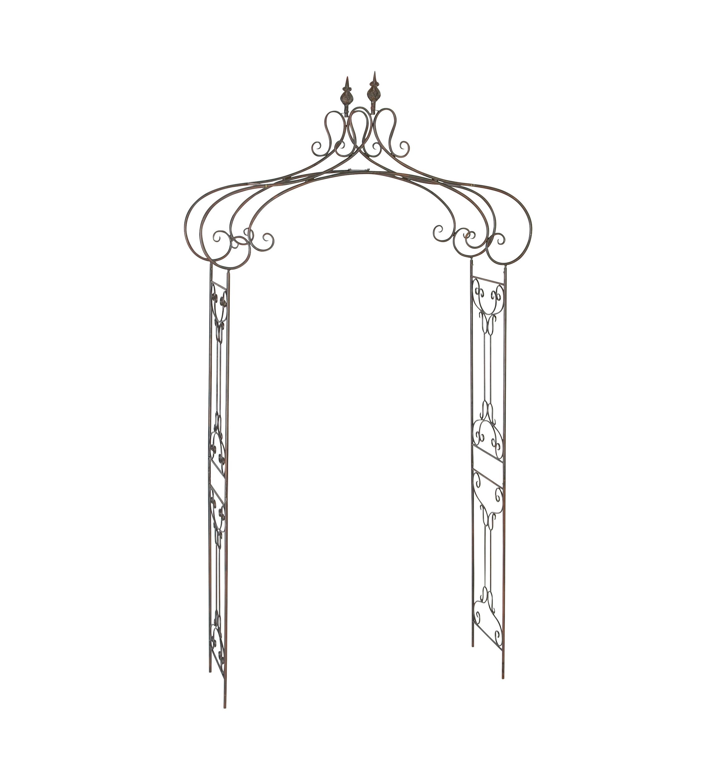 Traditional Metal Garden Arbor