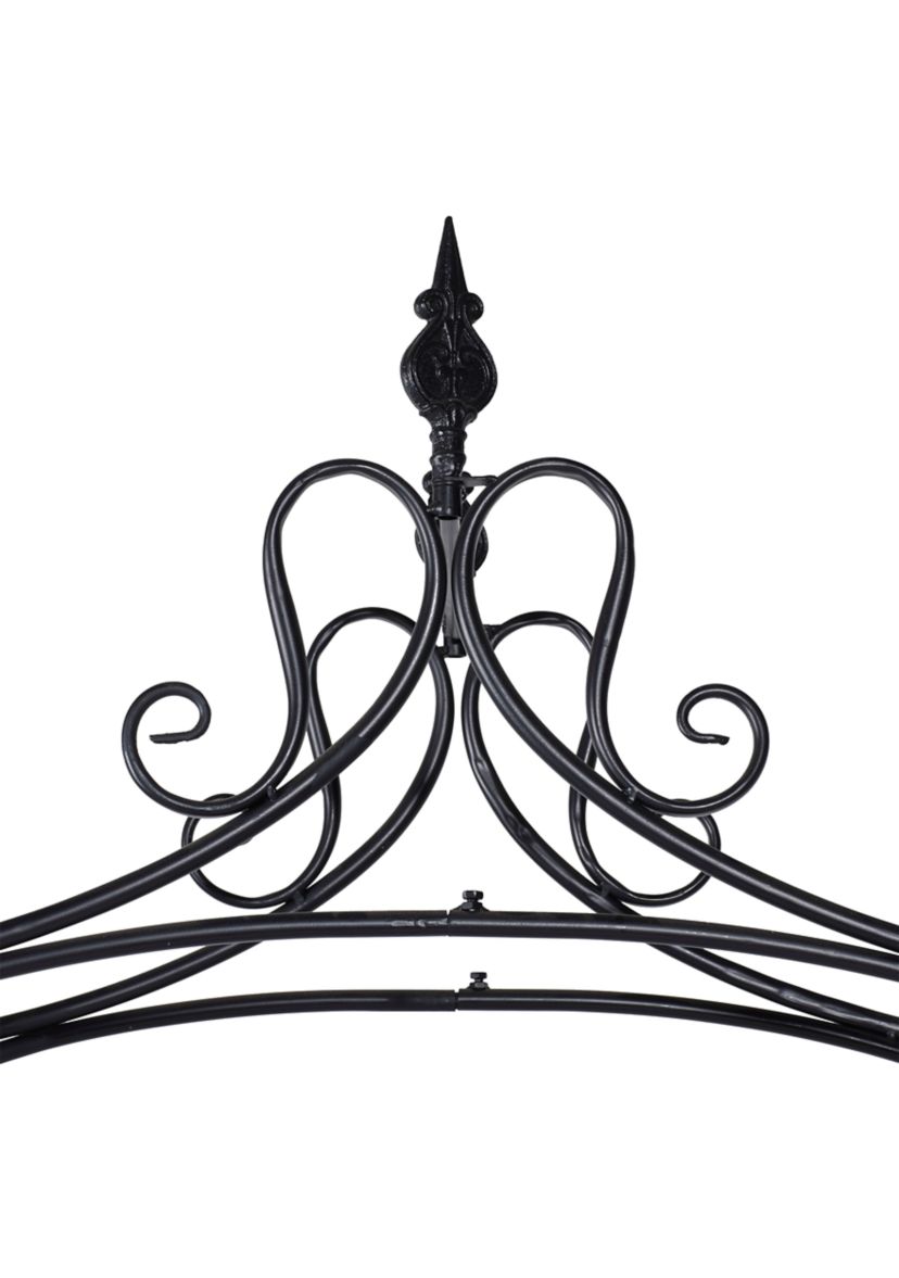 Traditional Metal Garden Arbor
