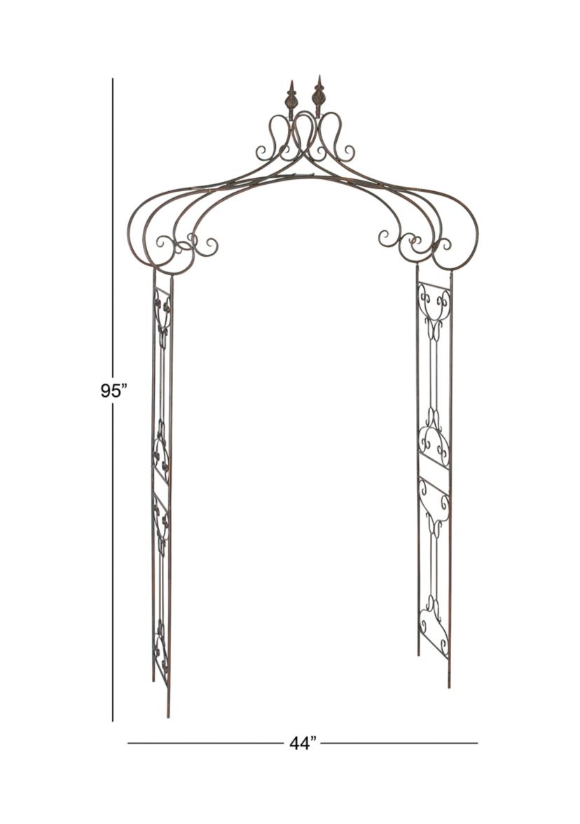 Traditional Metal Garden Arbor
