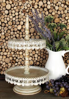 Farmhouse Metal Tiered Server