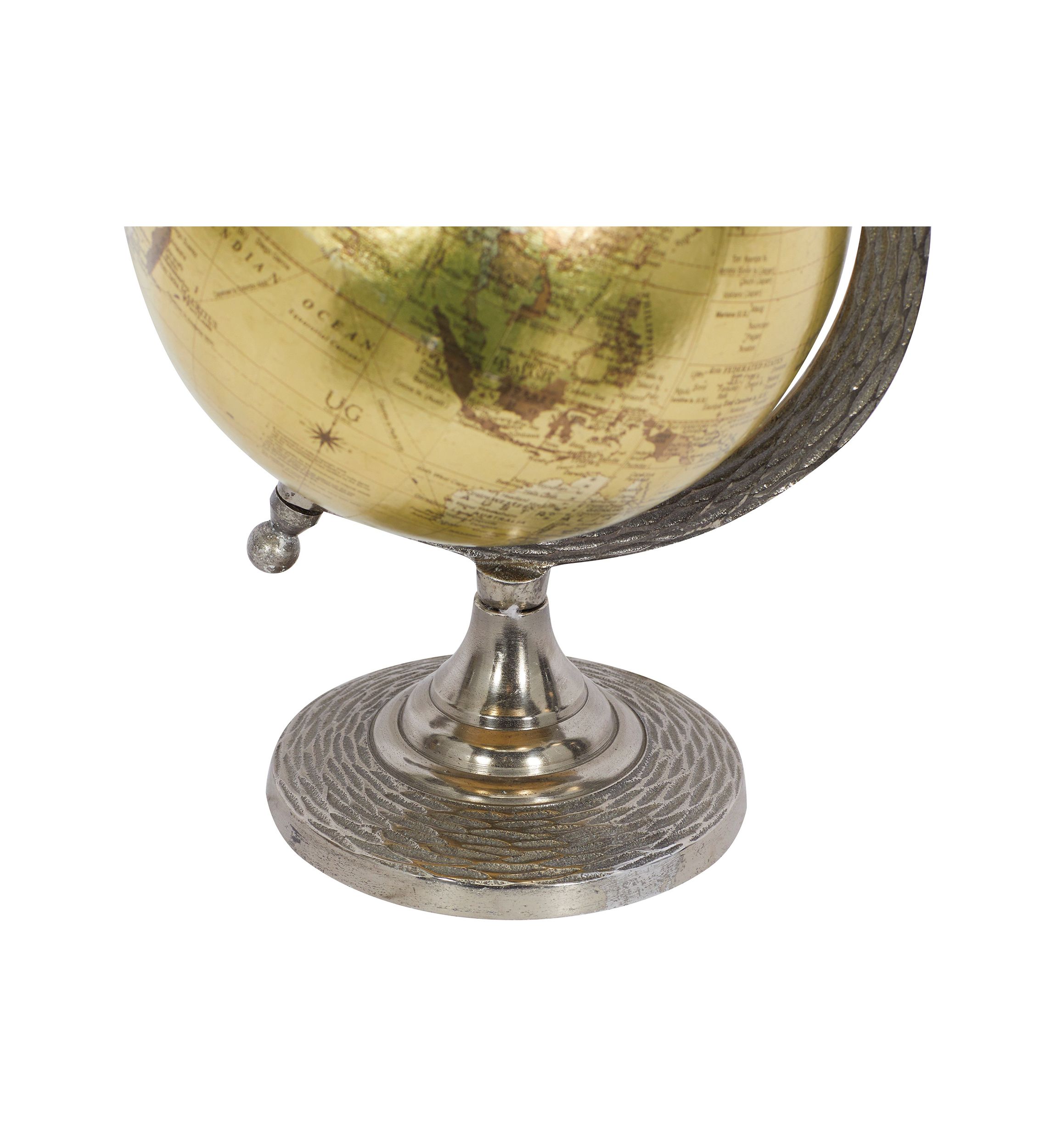 Traditional Aluminum Metal Globe