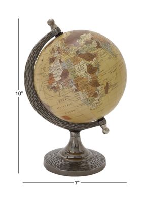 Traditional Aluminum Metal Globe