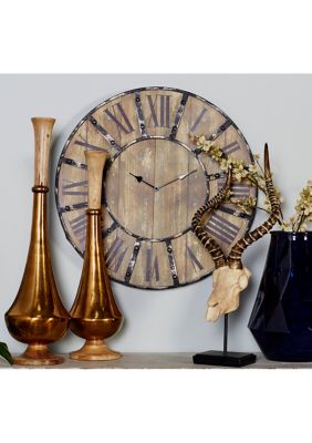Farmhouse Wooden Wall Clock