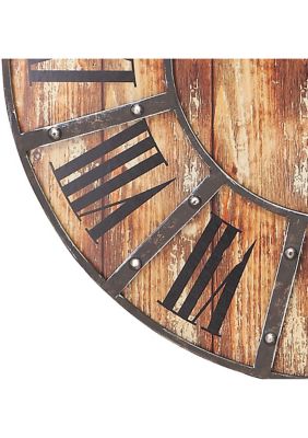 Farmhouse Wooden Wall Clock