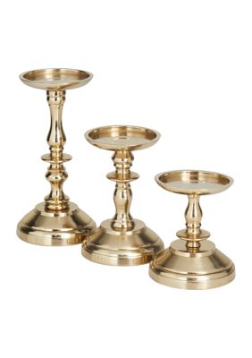 Traditional Aluminum Metal Candle Holder