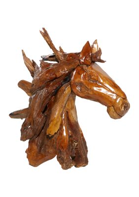 Bohemian Teak Wood Sculpture