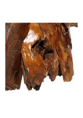 Bohemian Teak Wood Sculpture