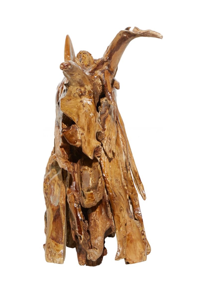 Bohemian Teak Wood Sculpture