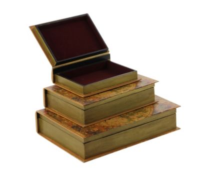 Traditional Wooden Box - Set of 3