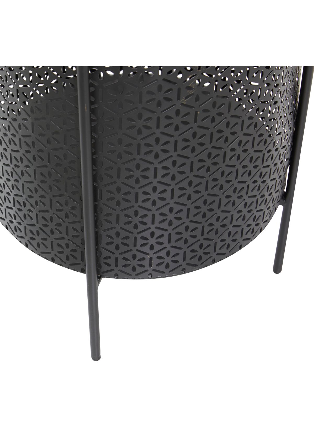 Contemporary Metal Planter - Set of 2