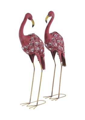 Coastal Metal Garden Sculpture - Set of 2