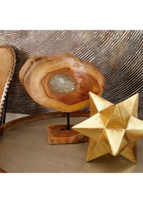 Contemporary Teak Wood Sculpture