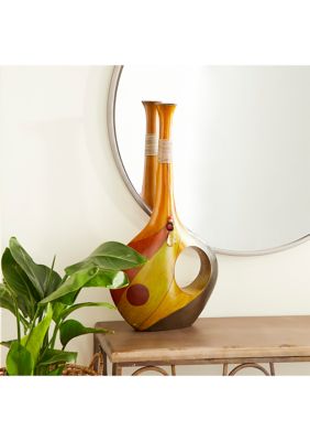 Eclectic Polystone Vase