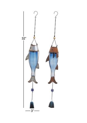 Coastal Metal Windchime - Set of 2