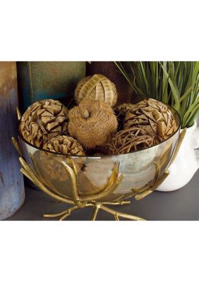 Traditional Dried Plant Orbs & Vase Filler - Set of 2