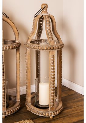 Farmhouse Reclaimed Wood Candle Lantern