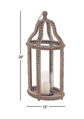 Farmhouse Reclaimed Wood Candle Lantern