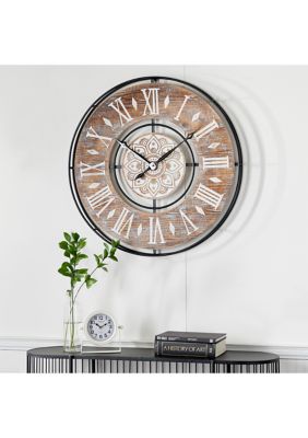 Farmhouse Metal Wall Clock
