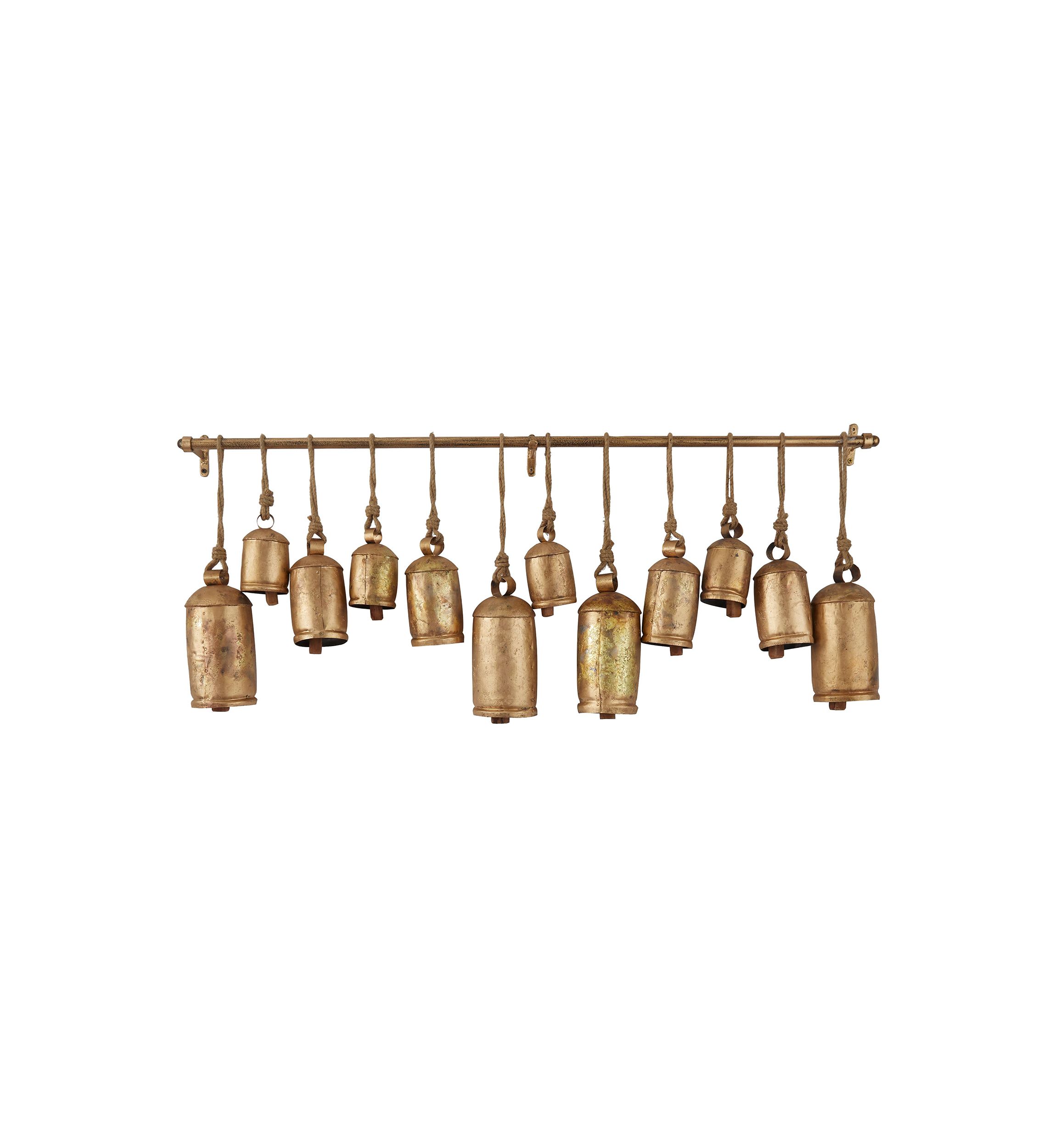 Bohemian Metal Decorative Cow Bell