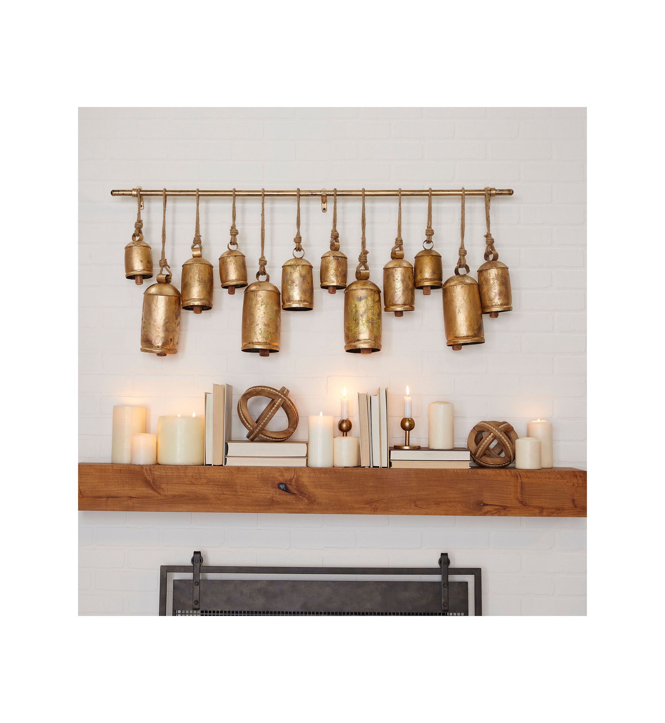 Bohemian Metal Decorative Cow Bell
