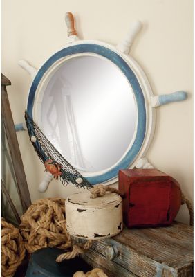 Coastal Wood Wall Mirror