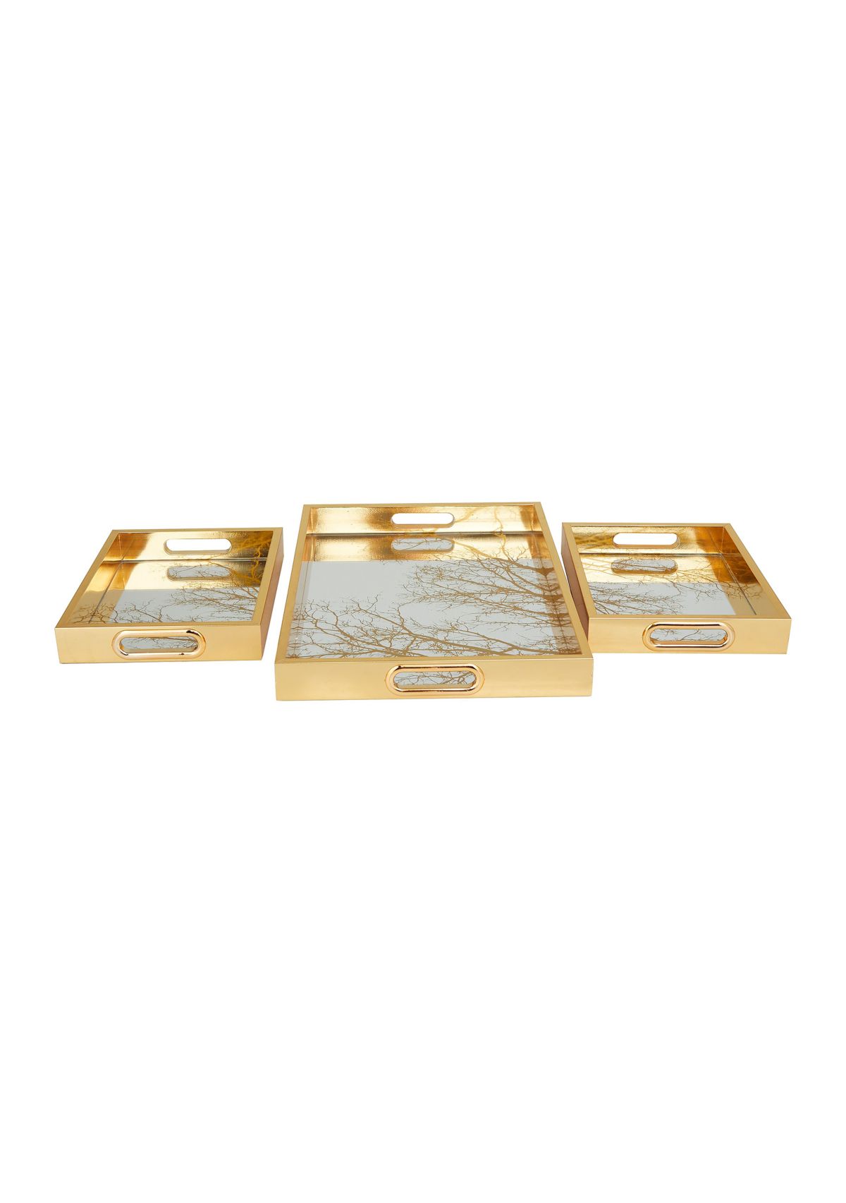 Glam Plastic Tray - Set of 3