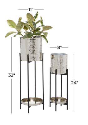 Modern Metal Planter - Set of 2