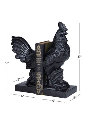 Modern Farmhouse Ceramic Bookends - Set of 2