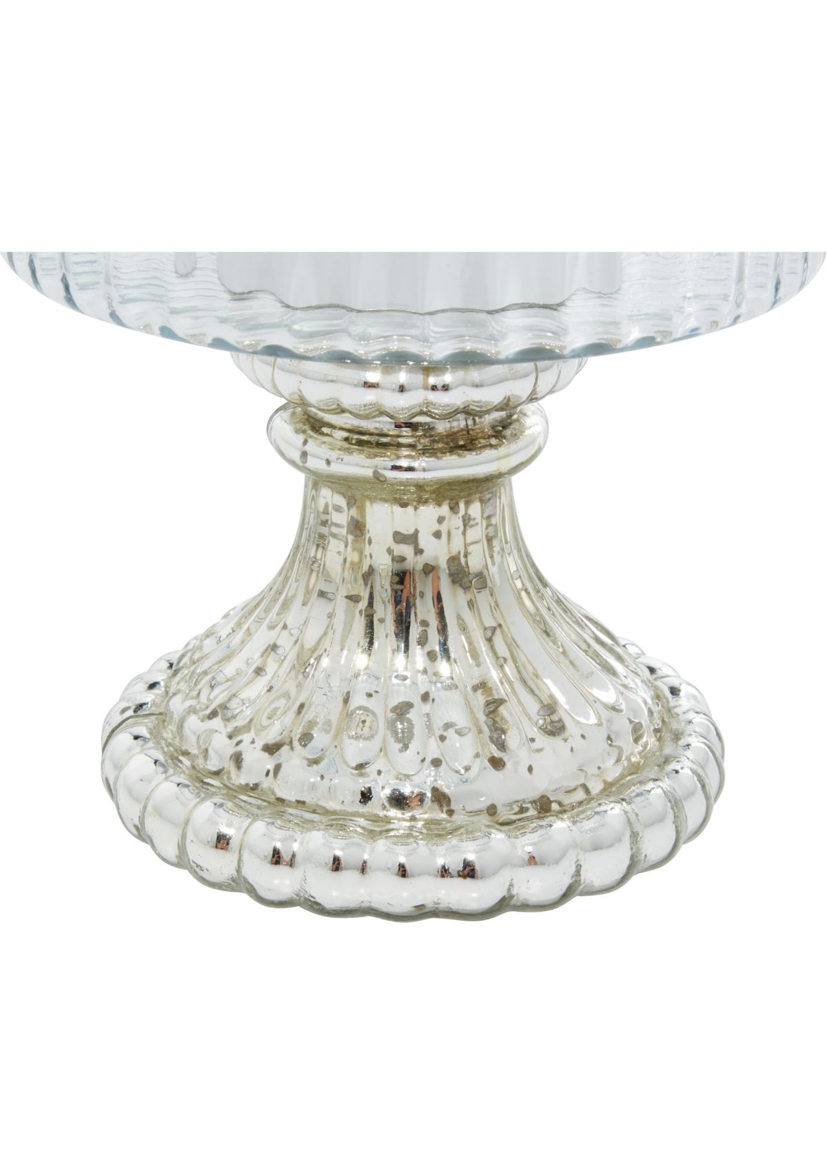 Vintage Glass Hurricane Lamp - Set of 2