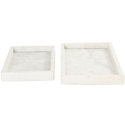 Modern Marble Tray - Set of 2