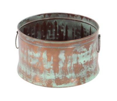 Rustic Metal Planter - Set of 3